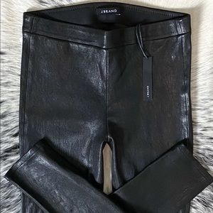 J BRAND L8007 LEATHER EDITA LEGGING, SZ M